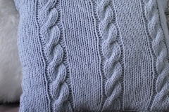 Coussin tricot